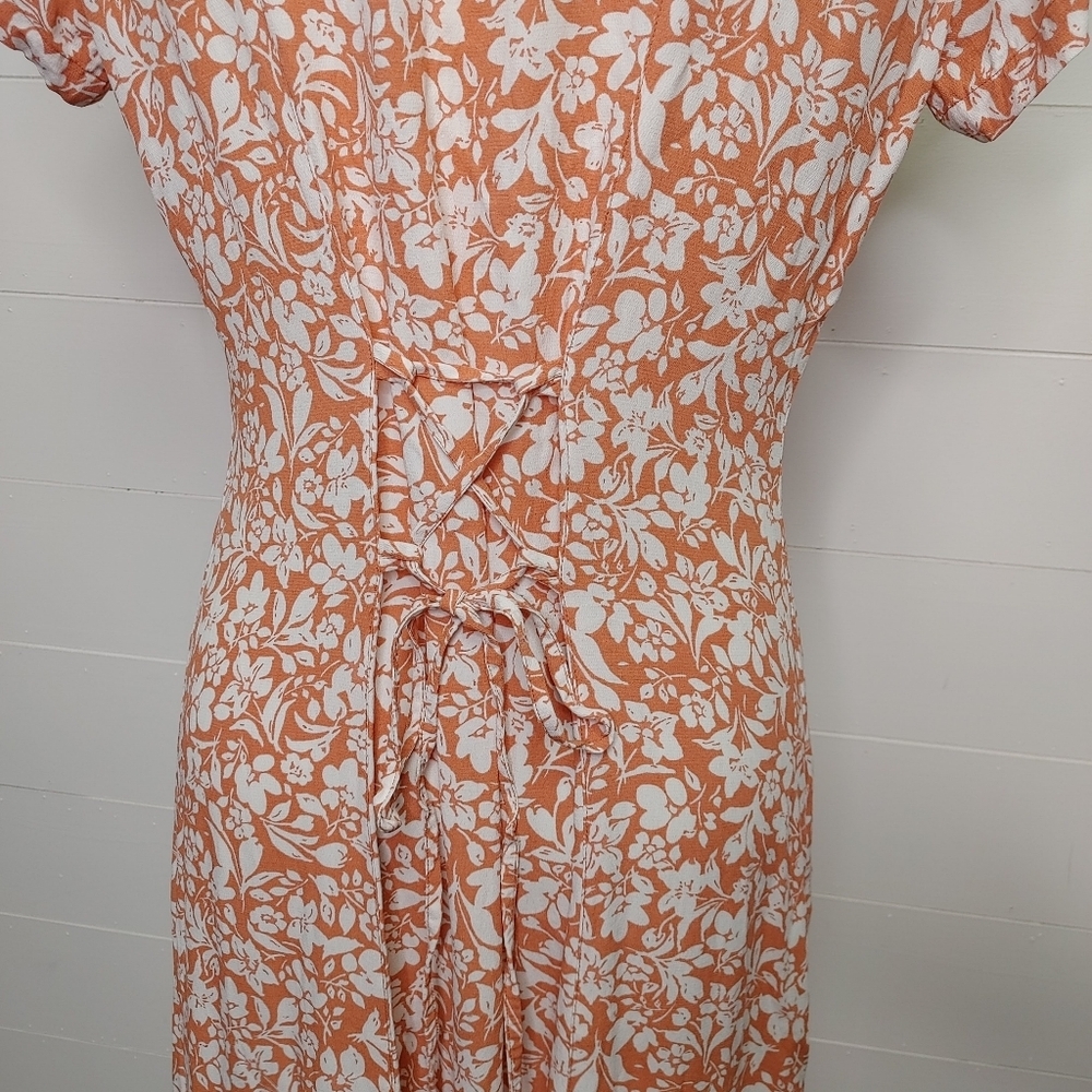 Vintage Part Two Floral Button Down Midi Dress Size 8 - Picture 6 of 12